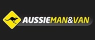 Aussie Man and Van Logo