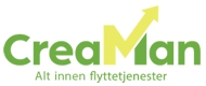 CreaMan AS Flyttebyrå Logo