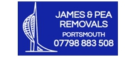 James and Pea Removals  Logo