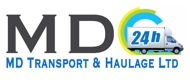MD Transport & Haulage Logo