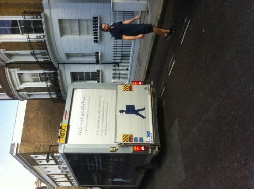 Photo by Philip Chklar of Gentleman and a Van - Large