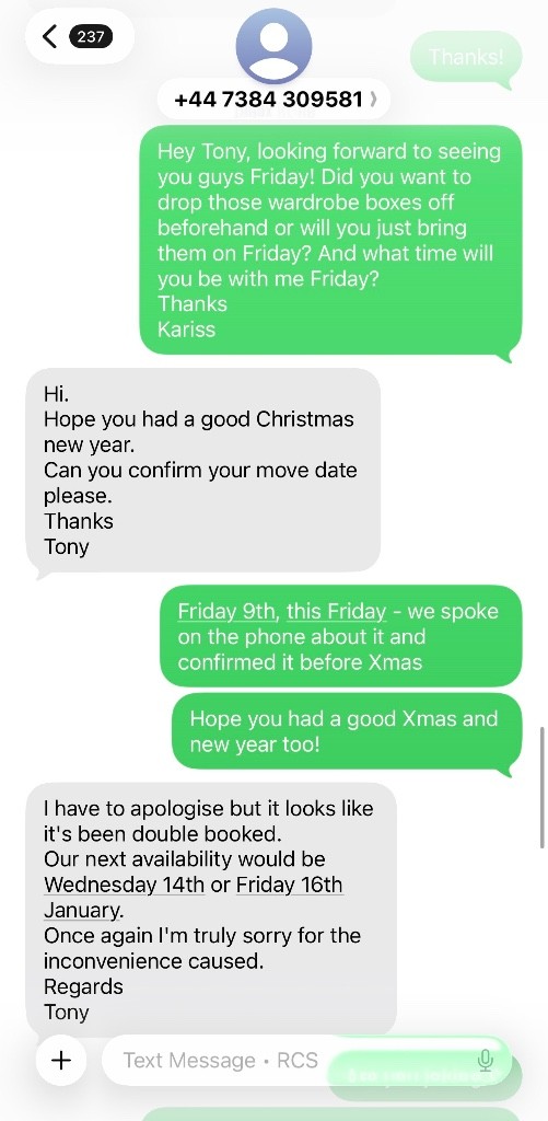 Photo by Kariss Parks of Rightmove Removals - Large