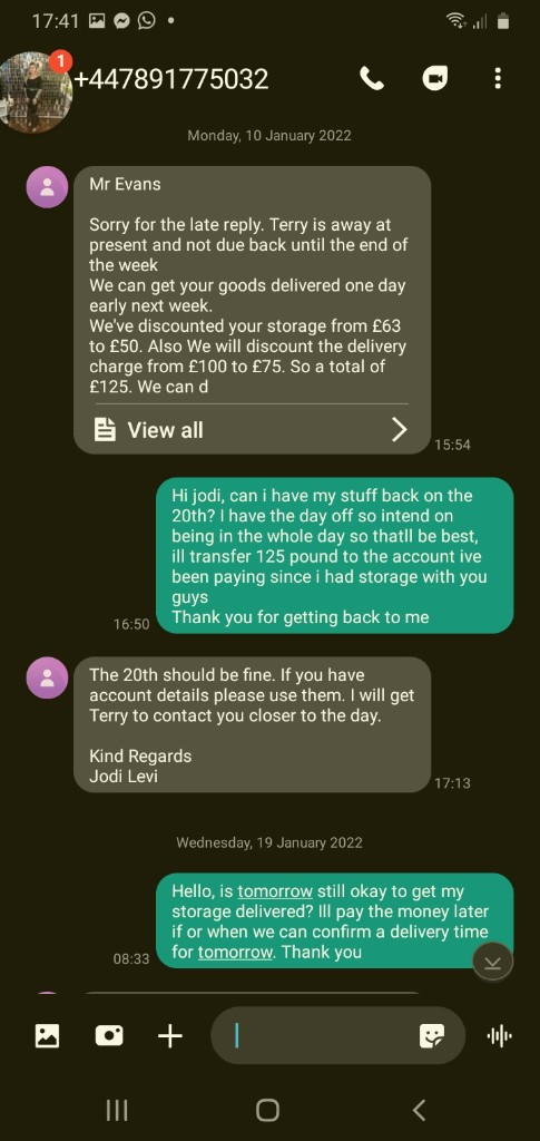 Second photo by Eddie Evans of Bristol House Removals - Large