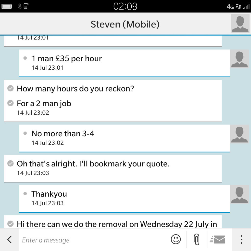 Second photo by Mr Uddin of MV Removals - Large