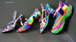 Packing shoes for moving home