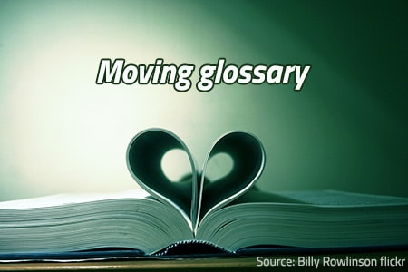 Browse through our removals glossary to better understand what's happening during your home move.
