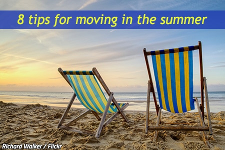 Moving house in the summer
