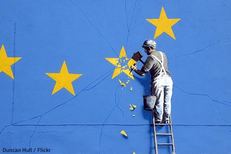 Bansky EU Flag