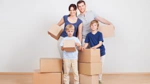 Family Moving Home
