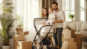 Moving home with a young family