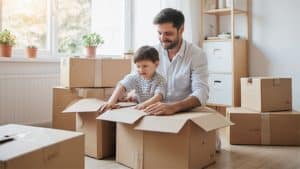 Tips for single parents moving home