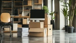 How to pack a home office when moving home